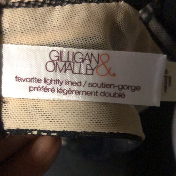 GILLIAGAN & O’MALLEY Black padded lace bra. Size 36 D. - Picture 2 of 9